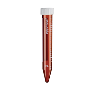 艾本德Eppendorf Conical Tubes, 15 mL, 無菌、無熱原, 無RNase和DNase, 無DNA, 琥珀色（光保護）, 200 個 (4 包 × 50 個)貨號 003012