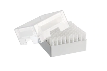 艾本德儲存盒 9 × 9, 可放置 81  個螺旋蓋（凍存）管， 3   mL，2  件，高 76  mm，3  英寸，聚丙烯材料，可耐受最低 -86  °C，可高溫高壓滅菌，帶蓋子并具有數(shù)字字母標識
